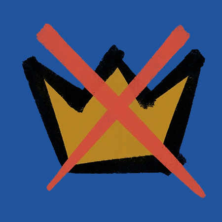 No Kings crown