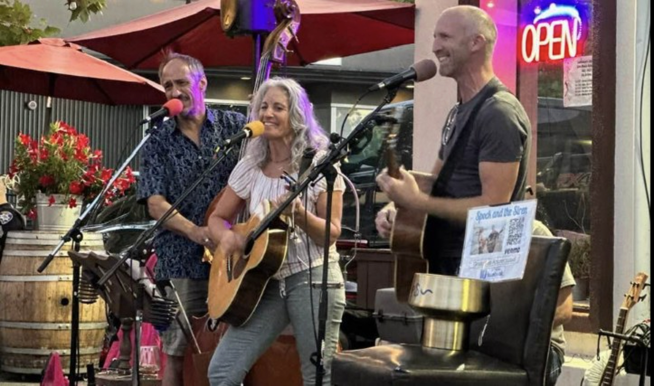 Across the Hollar performing